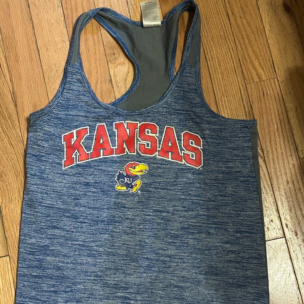 University of Kansas Jayhawks Women's‎ Racerback Tank Top Size Medium